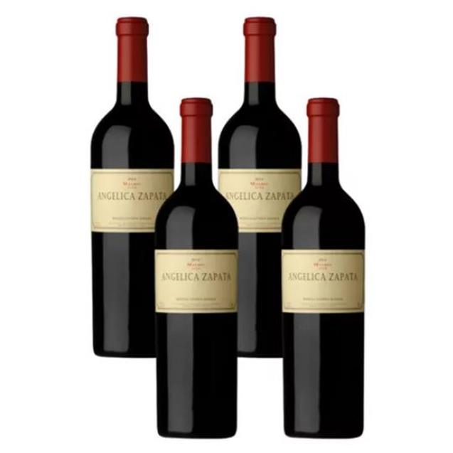 Caja Vino Angelica Zapata 295 Malbec 4X750CC