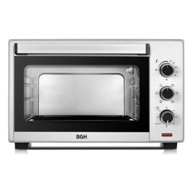 Horno Eléctrico Bgh 35 Lts Mecánico C/Convec. Silver (BHE35S22)