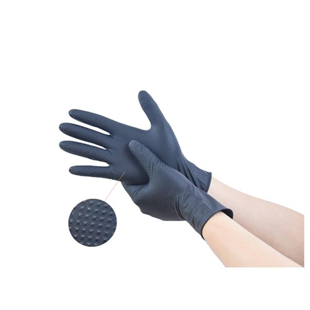 Guantes de Nitrilo Negros Small – Pack x10 Cajas de 100 Unidades