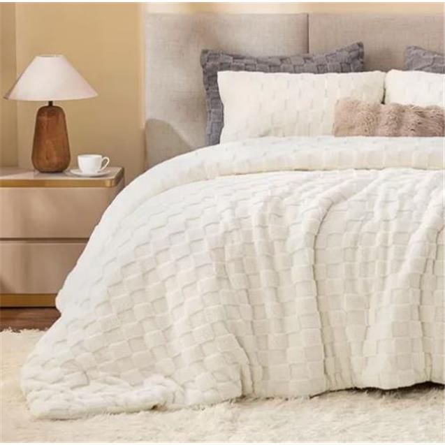 Acolchado Nordico Luxury Embossed King Natural 280x230 C/Fundas De Almohadas