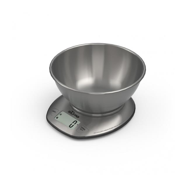 Balanza Silfab de Cocina c/Bowl Steel 3 kg (BC304)