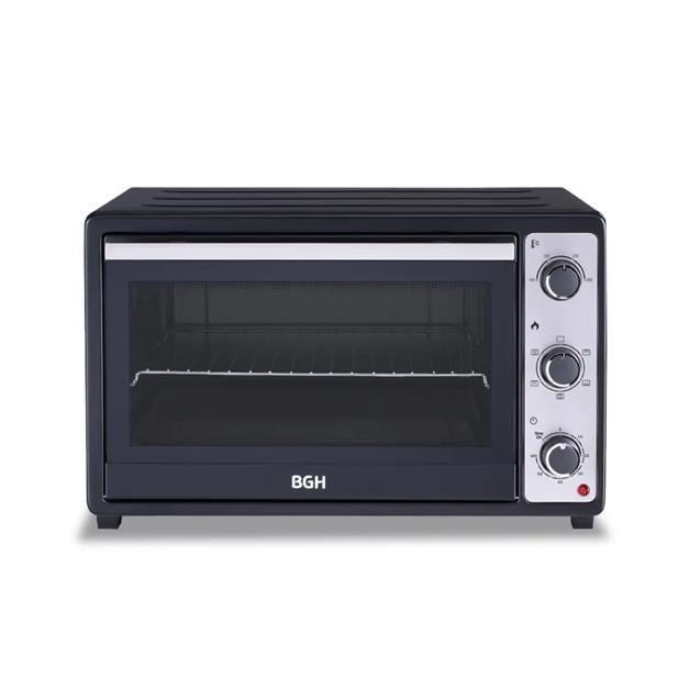 Horno Eléctrico Bgh Duo Antiadherente C/Convecc. 55 Lts 2000w Negro (BHE55M25I)