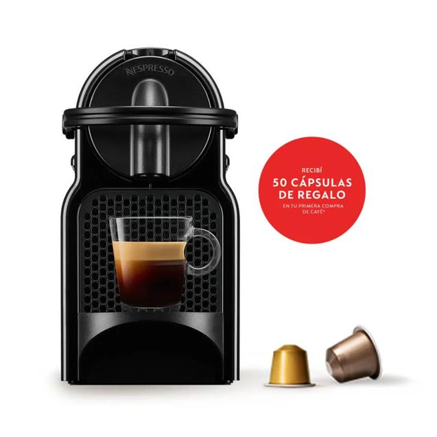 Cafetera Nespresso Inissia Black (D40-AR-BK-NE5-IMPO)